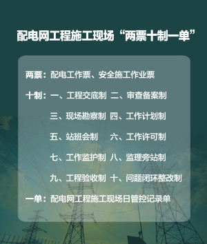 配電網(wǎng)工程施工現(xiàn)場(chǎng)
