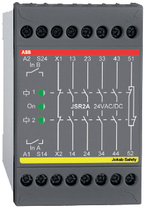 JOKAB擴(kuò)展繼電器JSR2ASAFETY JSR2A